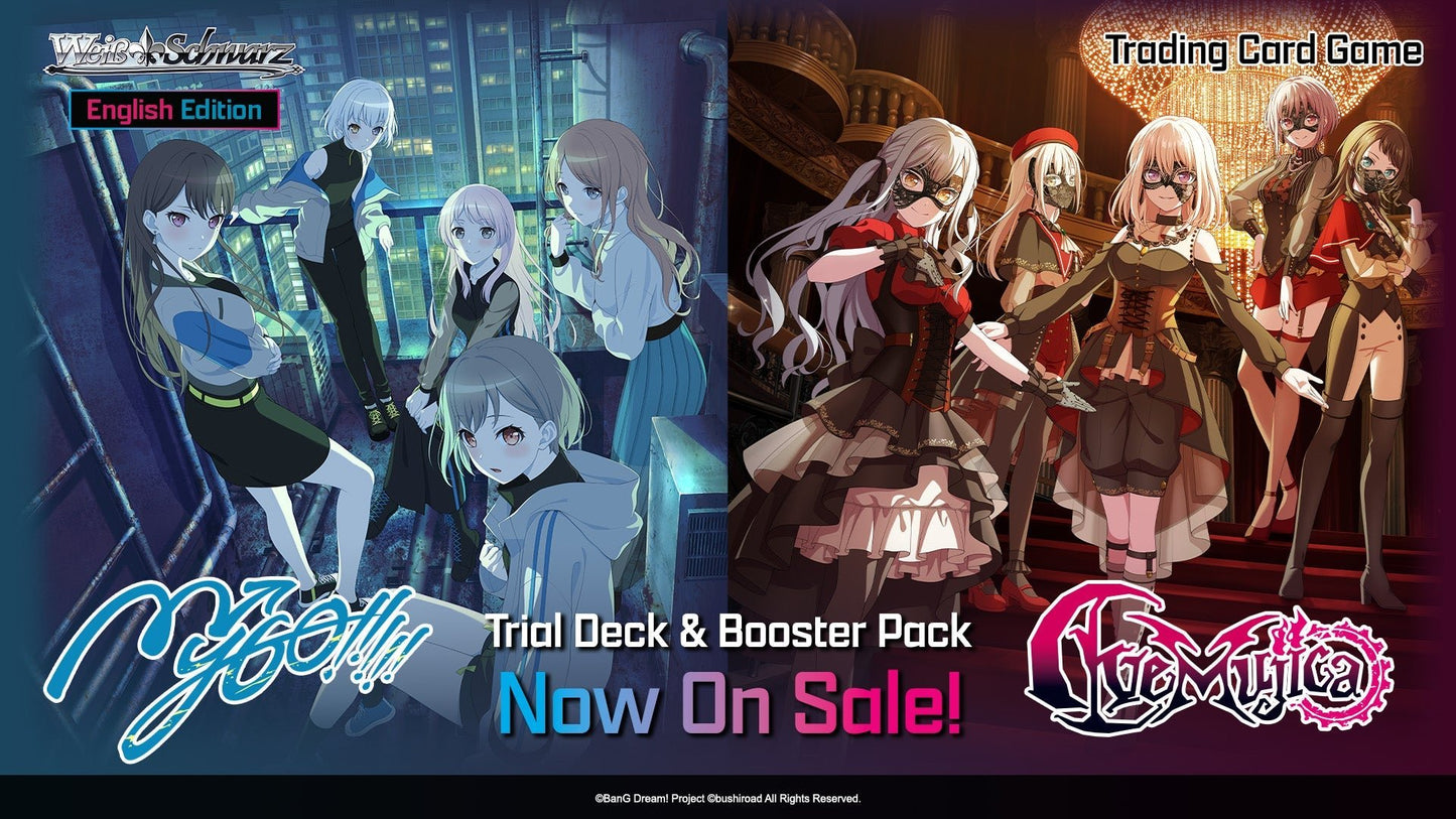 Weiss Schwarz MyGO!!!!! × Ave Mujica Booster Pack | Official Bushiroad TCG - DelsBricks Toys & CollectiblesCollectible Trading CardsDelsBricks Toys & CollectiblesSuper Anime Store