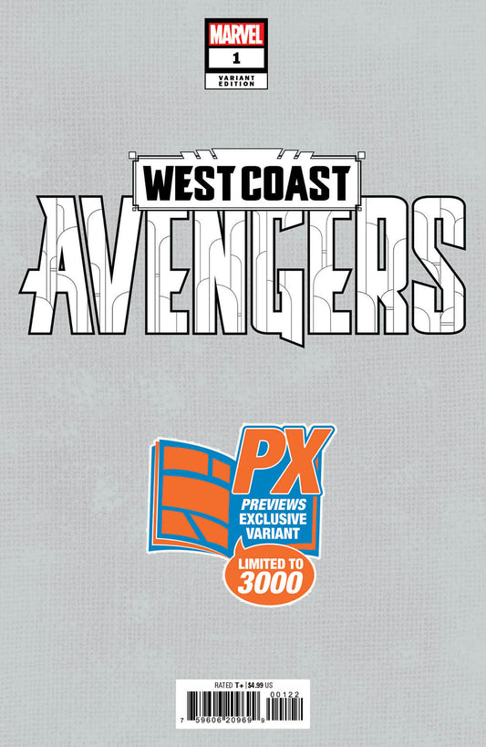 WEST COAST AVENGERS 1 PX GREG LAND LTD EXCLUSIVE - DelsBricks Toys & CollectiblesComic BookDelsBricks Toys & Collectibles412 Comics