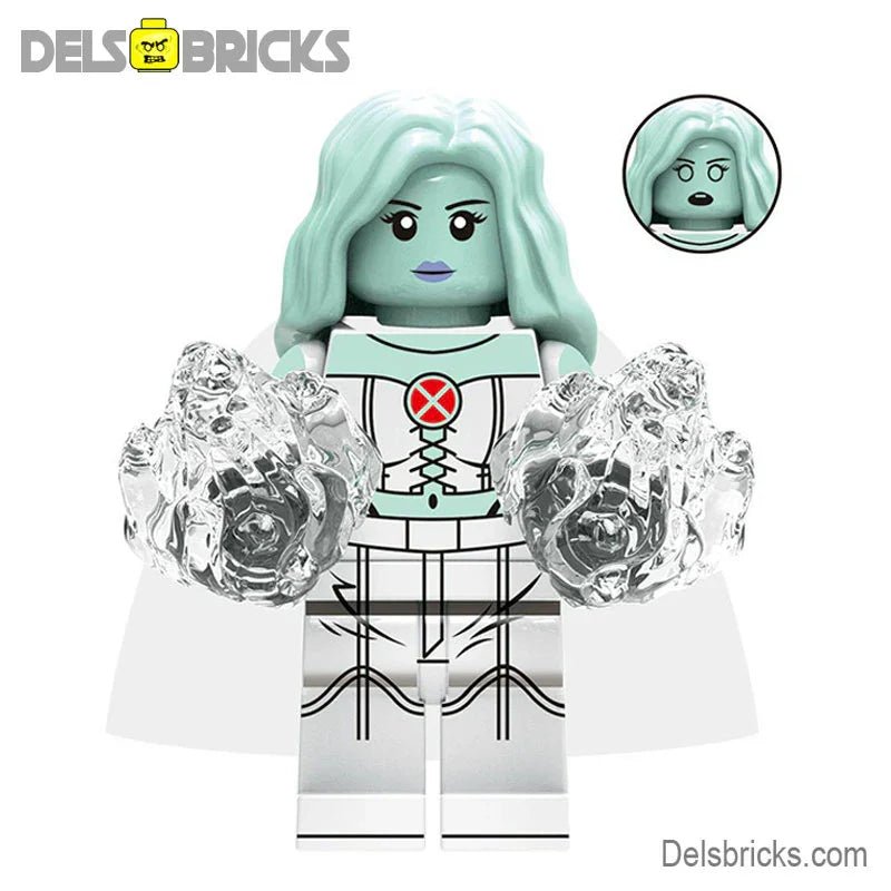 White Queen Emma Frost X - Men Marvel Lego Minifigures Custom Toys - DelsBricks MinifiguresMinifiguresDelsBricks MinifiguresDelsbricks