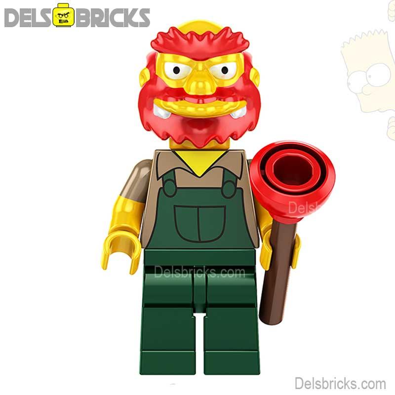 Willie | The Simpsons Lego Minifigures Custom toys - DelsBricks MinifiguresMinifiguresDelsBricks MinifiguresDelsbricks