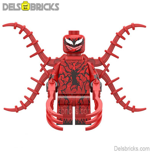 Carnage from Spiderman Lego Marvel Minifigures custom toys