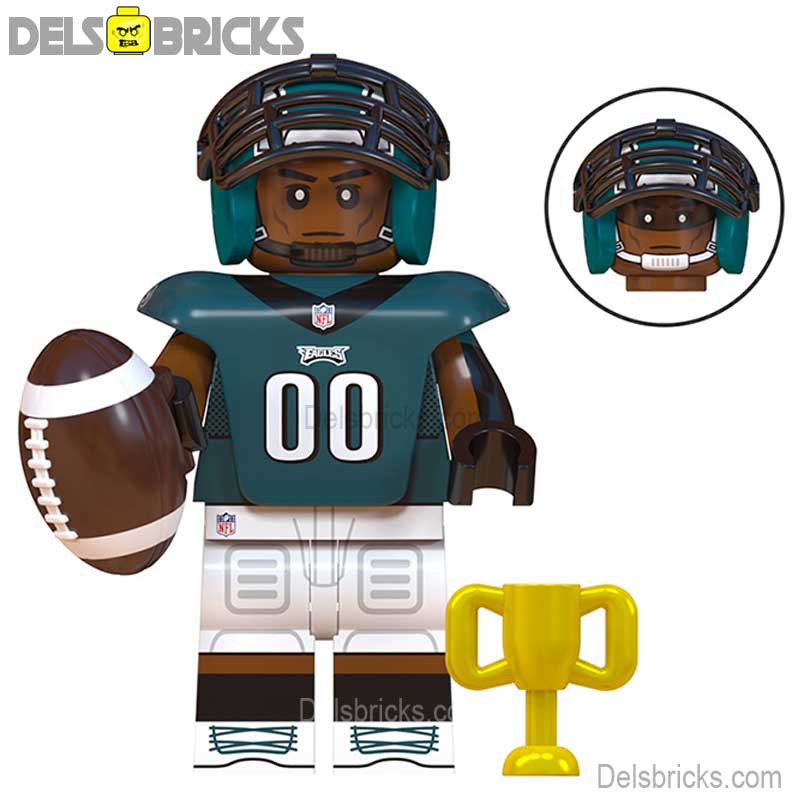 Philadelphia Eagles NFL Football Teams Lego Minifigures Custom Toys