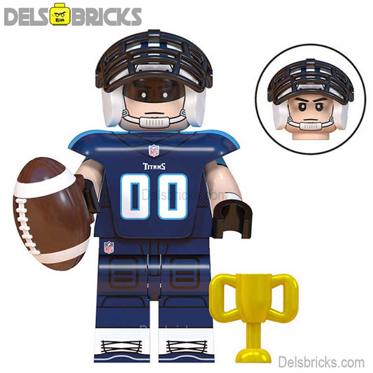 Tennessee Titans NFL Football Teams Lego Minifigures Custom Toys