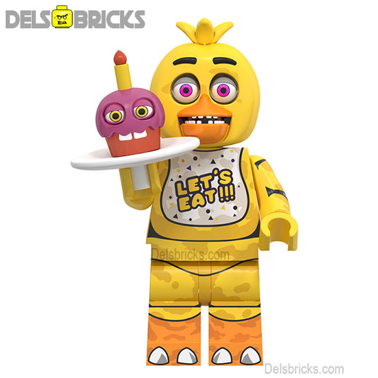 Chica Five Nights At Freddys Movie Lego Minifigures custom toys