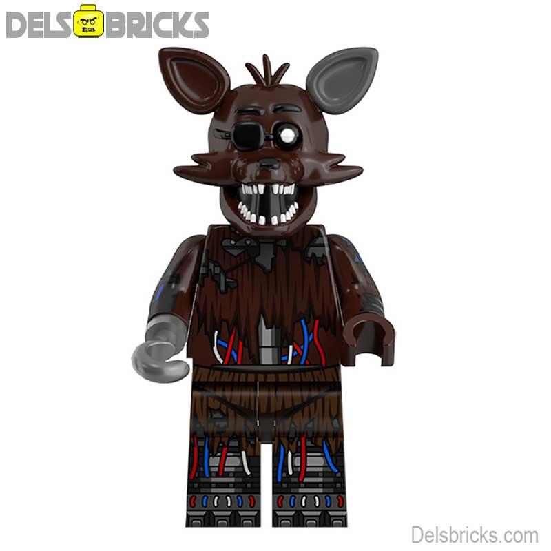 Lego Minifigures Five Nights At Freddy's Phantom Foxy mini figure toys ...