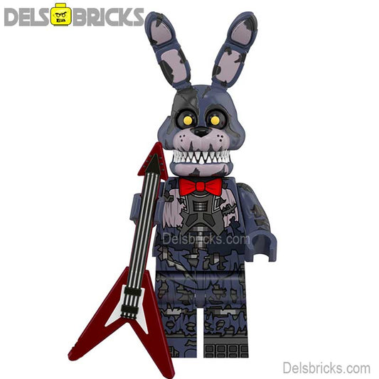 Five Nights At Freddys Nightmare Bonnie Lego Minifigures custom toys