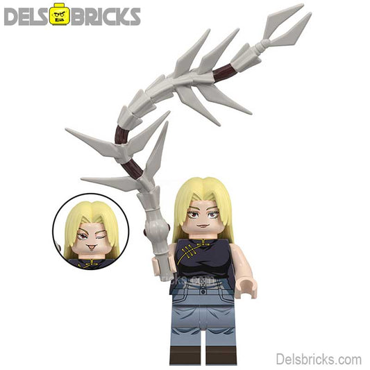 Tsukumo yuki Jujutsu kaisen Lego Anime Minifigures Custom Toys