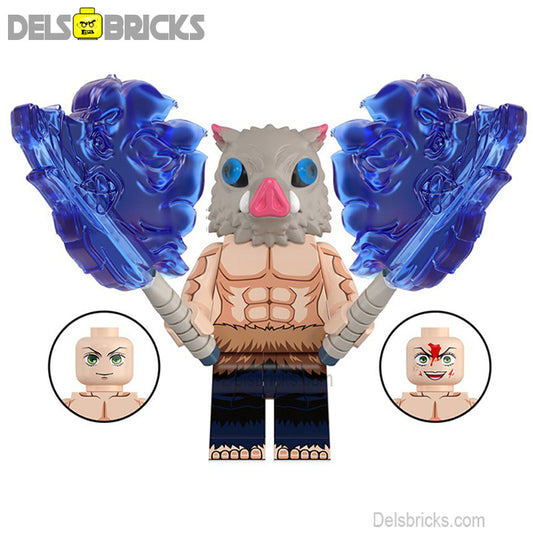 Hashibira Inosuke Demon Slayer Anime Lego Minifigures Custom Toys 2