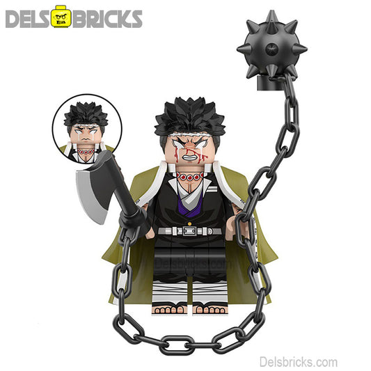 Himejima Gyomei Demon Slayer Anime Lego Minifigures Custom Toys