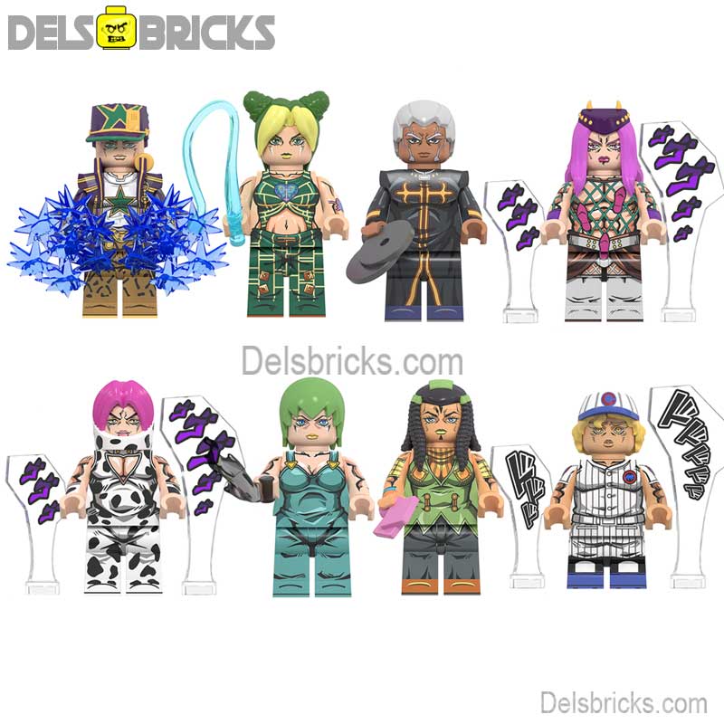 JoJo's bizarre adventure Anime Minifigures – DelsBricks Minifigures