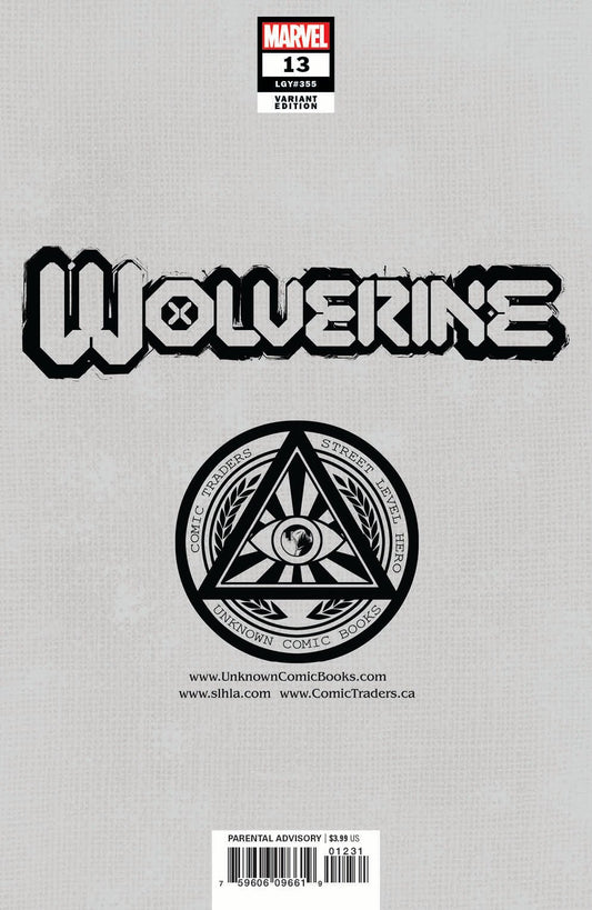 Wolverine 13 Unknown Comics Lucas Werneck Exclusive Virgin Var Gala (06/23/2021) - DelsBricks Toys & CollectiblesCOMIC BOOK EXCLUSIVEDelsBricks Toys & CollectiblesUnknown Comic Books