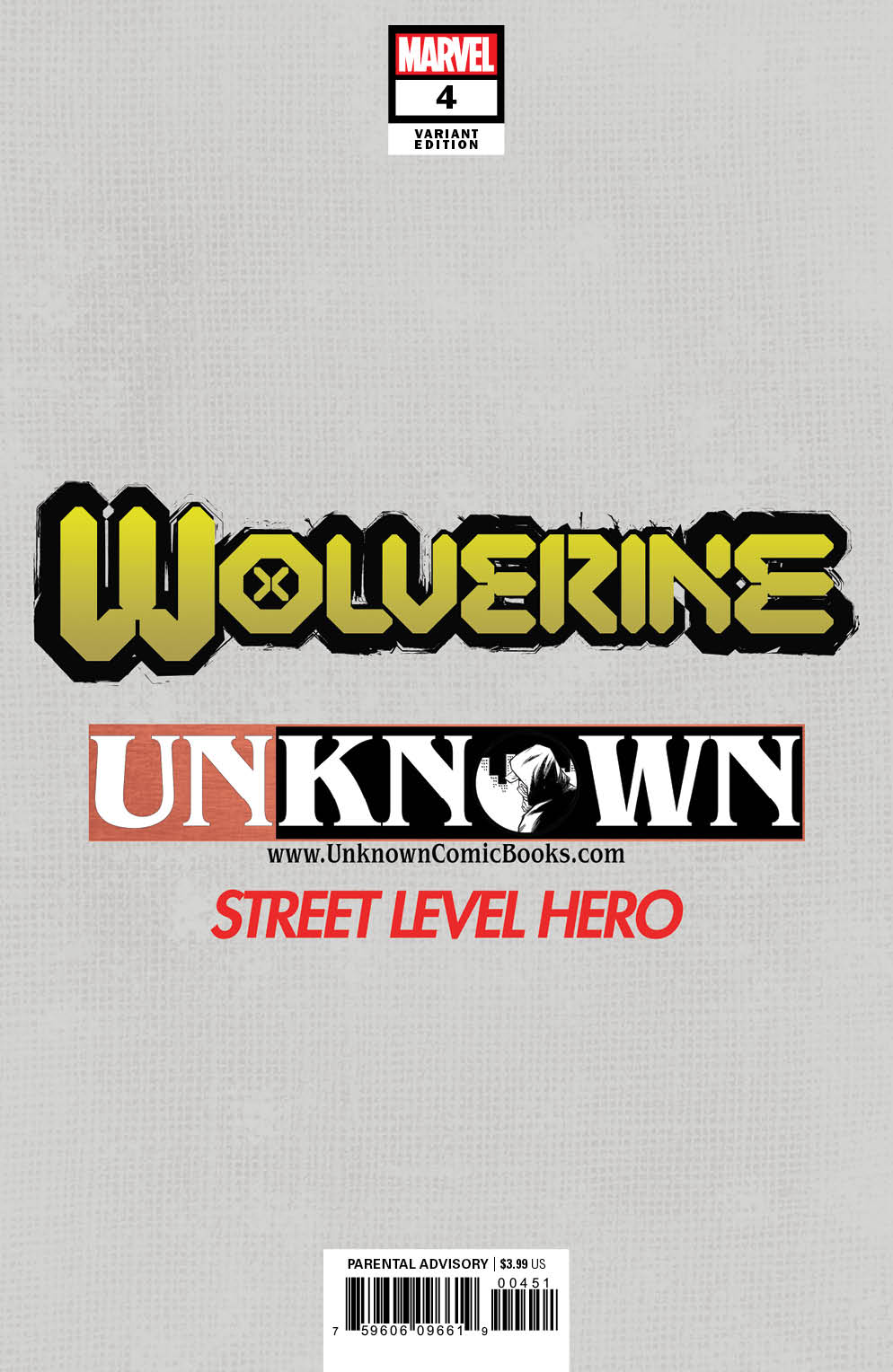 Wolverine 4 Unknown Comics Jay Anacleto Exclusive Secret Virgin Var (08/19/2020) - DelsBricks Toys & CollectiblesCOMIC BOOK EXCLUSIVEDelsBricks Toys & CollectiblesUnknown Comic Books