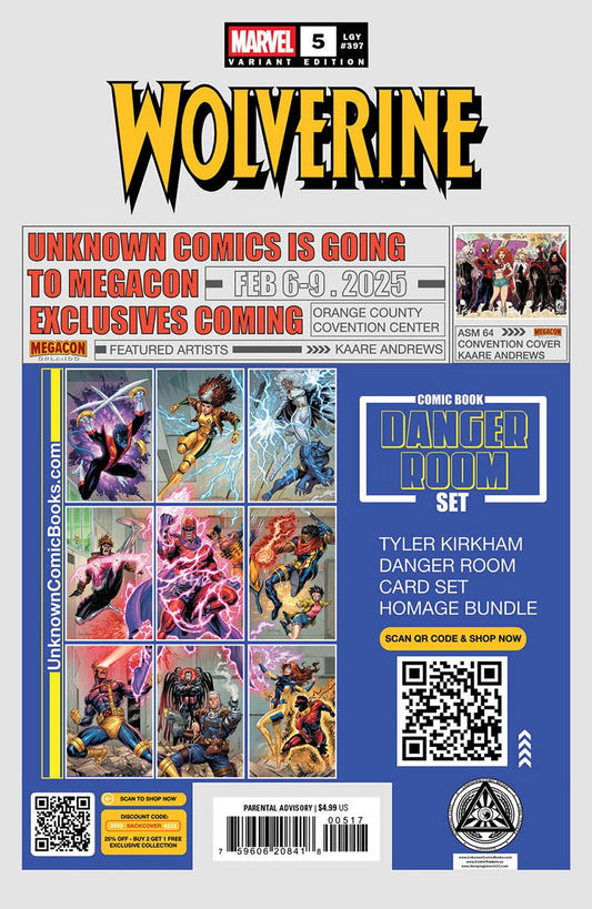 Wolverine 5 Unknown Comics Ejikure Exclusive Virgin Var (01/08/2025) - DelsBricks Toys & CollectiblesCOMIC BOOKDelsBricks Toys & CollectiblesUnknown Comic Books