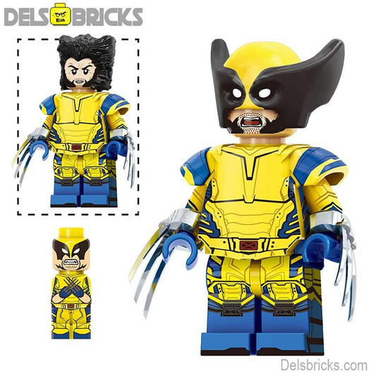 Wolverine from Deadpool & Wolverine Marvel MCU Lego Minifigures Custom Toys 2 - DelsBricks MinifiguresMinifiguresDelsBricks MinifiguresDelsbricks