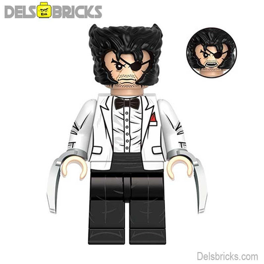 Wolverine Logan from X - Men & Deadpool Lego Marvel Minifigures - DelsBricks MinifiguresMinifiguresDelsBricks MinifiguresDelsbricks