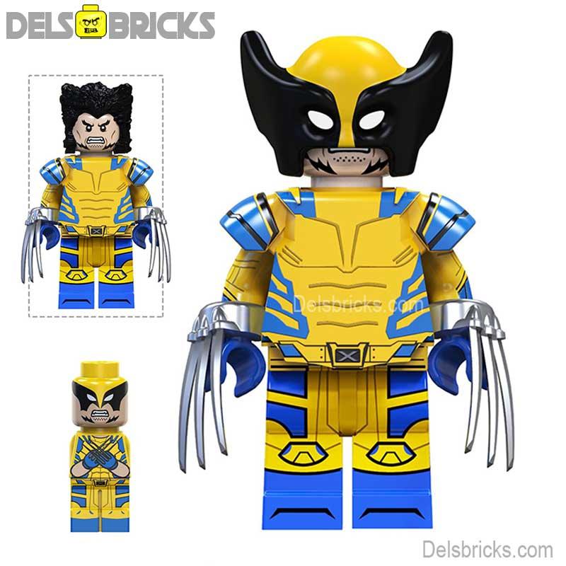 Wolverine Yellow & Blue Suit X - Men & Deadpool 3 Lego Marvel Minifigures - DelsBricks MinifiguresMinifiguresDelsBricks MinifiguresDelsbricks