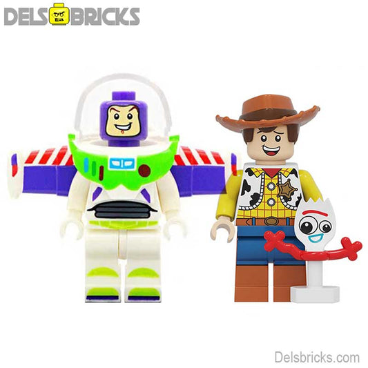 Woody & Buzz Lightyear from Toy Story Lego Minifigure Custom Toys - DelsBricks MinifiguresMinifiguresDelsBricks MinifiguresDelsbricks