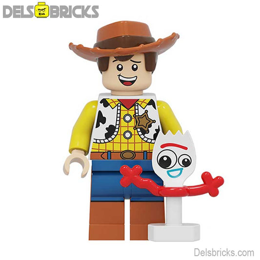 Woody from Toy Story Lego Minifigure Custom Toys - DelsBricks MinifiguresMinifiguresDelsBricks MinifiguresDelsbricks