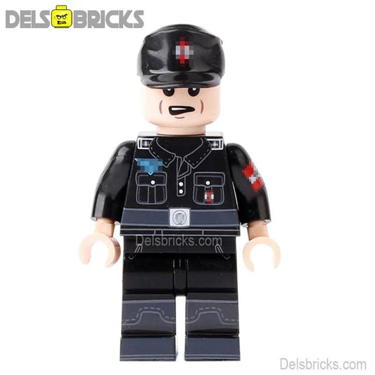 World War 2 German Nazi Officer Lego Minifigures Custom Toys - DelsBricks MinifiguresLego MinifiguresDelsBricks MinifiguresDelsbricks.com