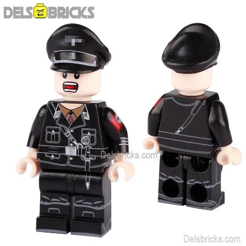 World War 2 Nazi German Officer Best Lego Minifigures Custom Toys - DelsBricks MinifiguresLego MinifiguresDelsBricks MinifiguresDelsbricks.com