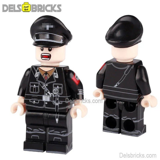 World War 2 Nazi German Officer Best Lego Minifigures Custom Toys - DelsBricks MinifiguresLego MinifiguresDelsBricks MinifiguresDelsbricks.com