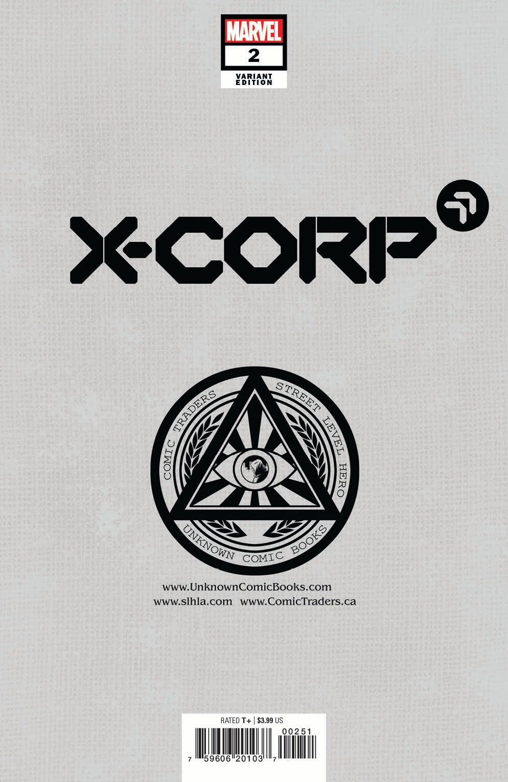 X - Corp 3 Unknown Comics Stephen Segovia Exclusive Virgin Var (07/14/2021) - DelsBricks Toys & CollectiblesCOMIC BOOK EXCLUSIVEDelsBricks Toys & CollectiblesUnknown Comic Books