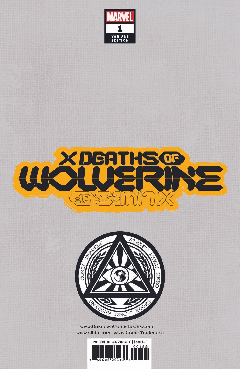 X Deaths Of Wolverine 1 Unknown Comics Tyler Kirkham Exclusive Var (01/26/2022) - DelsBricks Toys & CollectiblesCOMIC BOOK EXCLUSIVEDelsBricks Toys & CollectiblesUnknown Comic Books