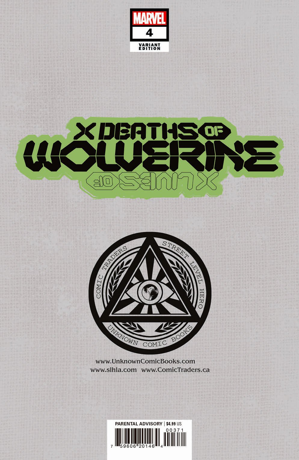 X Deaths Of Wolverine 4 Unknown Comics Philip Tan Exclusive Var (03/09/2022) - DelsBricks Toys & CollectiblesCOMIC BOOK EXCLUSIVEDelsBricks Toys & CollectiblesUnknown Comic Books