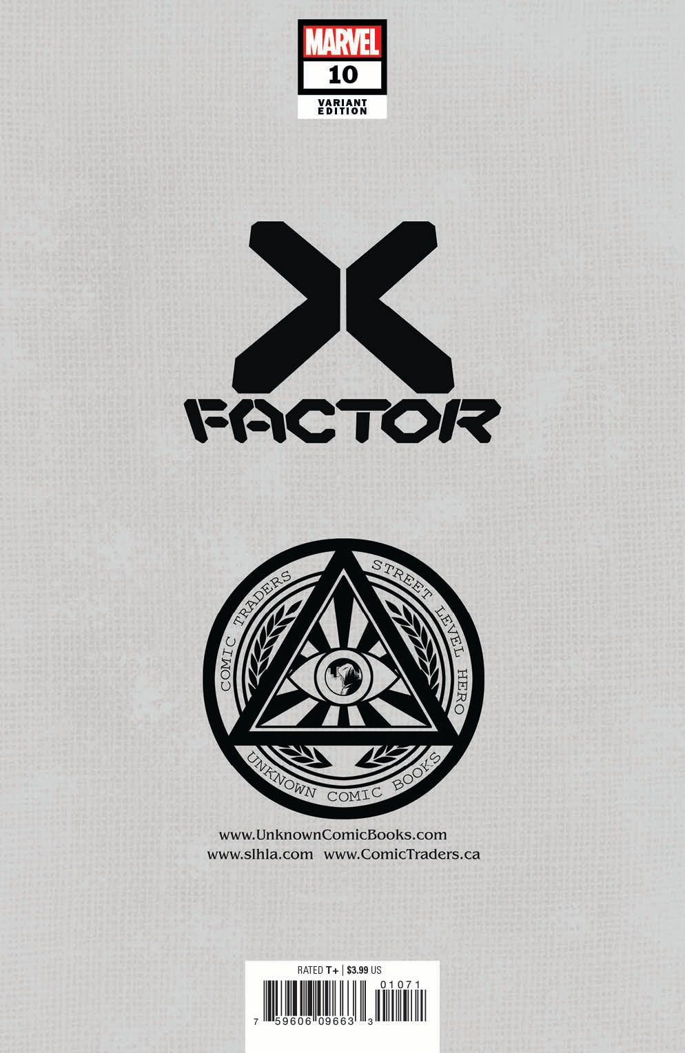 X - Factor 10 Unknown Comics Creees Exclusive Spoiler Virgin Var Gala (06/30/2021) - DelsBricks Toys & CollectiblesCOMIC BOOK EXCLUSIVEDelsBricks Toys & CollectiblesUnknown Comic Books