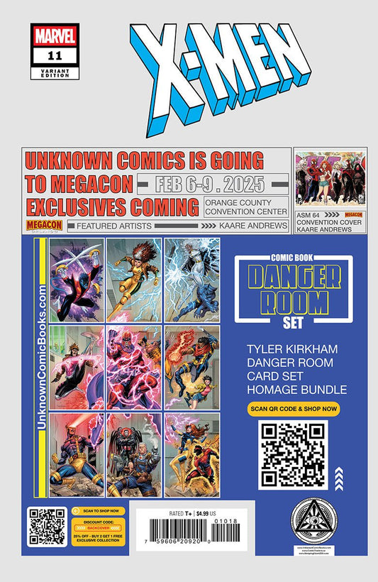 X - Men 11 Unknown Comic Alexander Lozano Exclusive Var (02/05/2025) (02/12/2025) - DelsBricks Toys & CollectiblesCOMIC BOOKDelsBricks Toys & CollectiblesUnknown Comic Books
