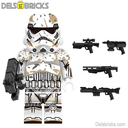 Battle Damaged Stormtrooper & Blasters Lego Star Wars Minifigures
