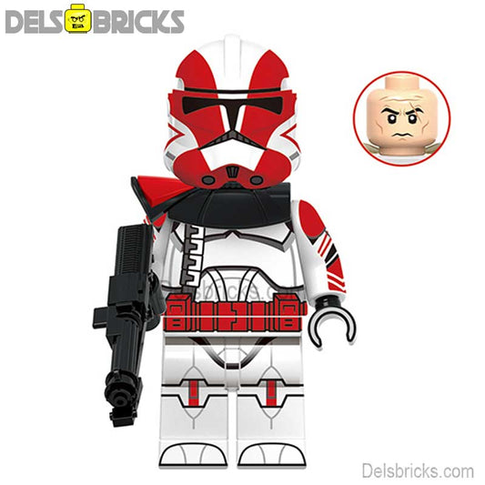 Captain Grey  Clone Trooper Lego Star Wars Minifigures Custom Toys