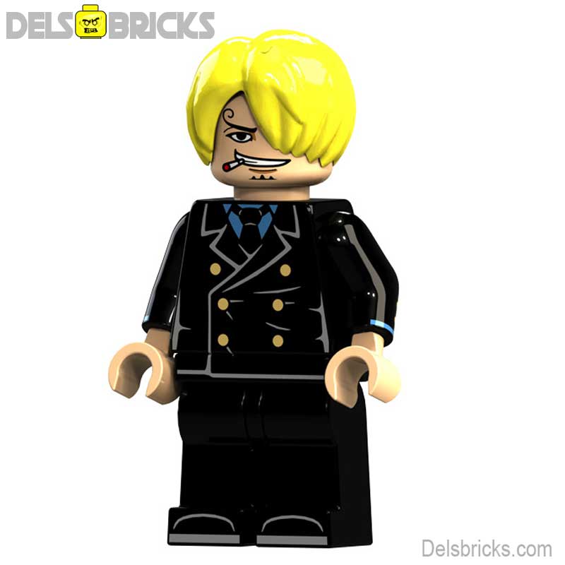 Lego Minifigures One Piece Vinsmoke Sanji Anime manga series ...