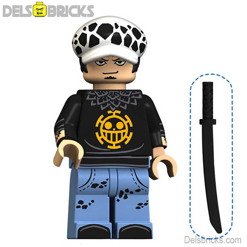 Trafalgar D. Water Law from ONE PIECE Anime Lego Minifigures custom toys