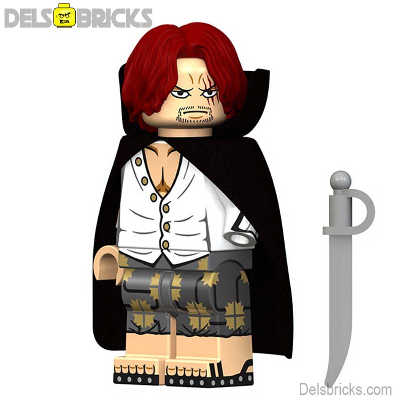 Shanks from ONE PIECE Anime Lego Minifigures custom toys