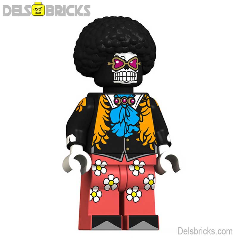 Brook from ONE PIECE Anime Lego Minifigures custom toys x-mas