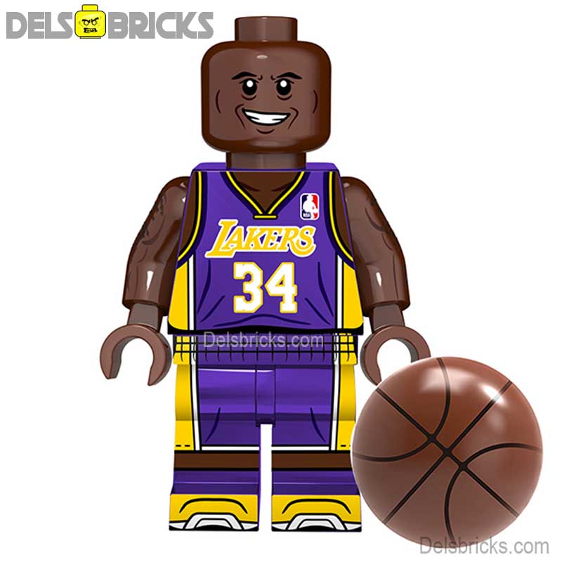 Shaquille O'Neal Lego Minifigures Custom Toys Sports Icons NBA