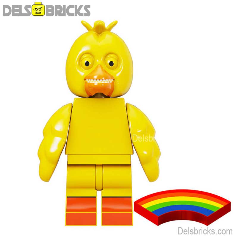 Rainbow Friends Yellow bird Lego Minifigures Custom Toys