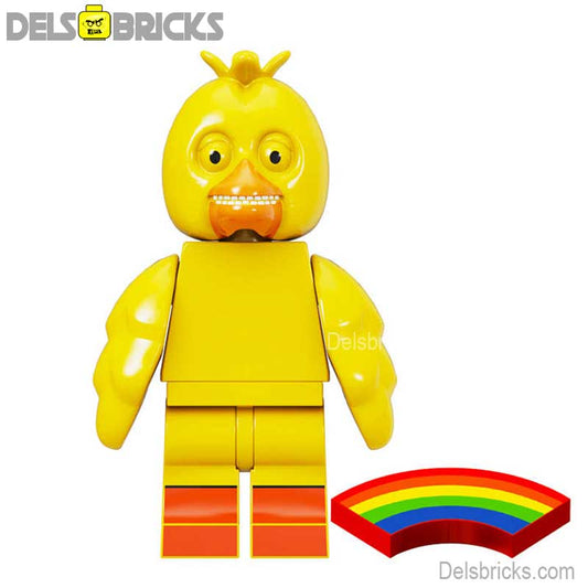 Rainbow Friends Yellow bird Lego Minifigures Custom Toys