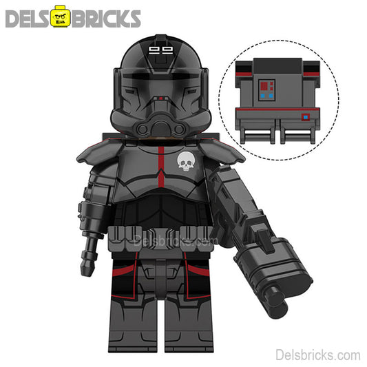 Echo "Black" - The bad Batch Lego Star Wars Minifigures custom toys (Copy)