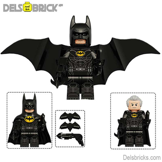 Batman from The Flash Michael Keaton Lego Batman Minifigures