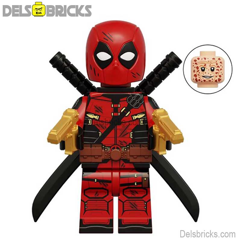 Lego Minifigures New Deadpool & Wolverine movie mini figure toys ...