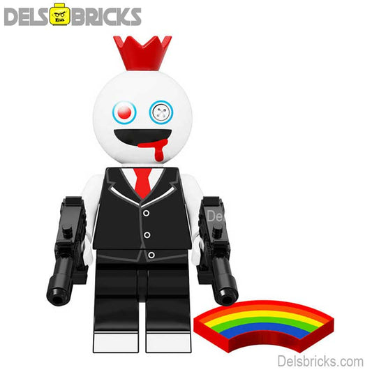 Rainbow Friends White Lego Minifigures Custom Toys