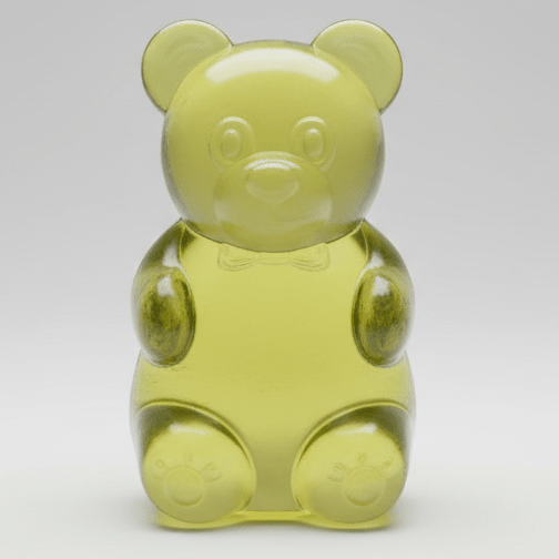 Yellow Gummy Bear Squish (Slow - Rising Squish) - DelsBricks Toys & CollectiblesDelsBricks Toys & CollectiblesRalphie's Funhouse