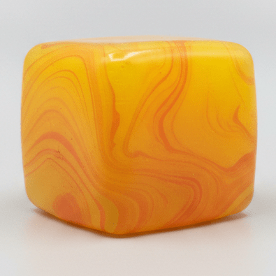 Yellow vs Orange Swirl Squeeze Cube (Super Slow - Rising Squish) - DelsBricks Toys & CollectiblesDelsBricks Toys & CollectiblesRalphie's Funhouse