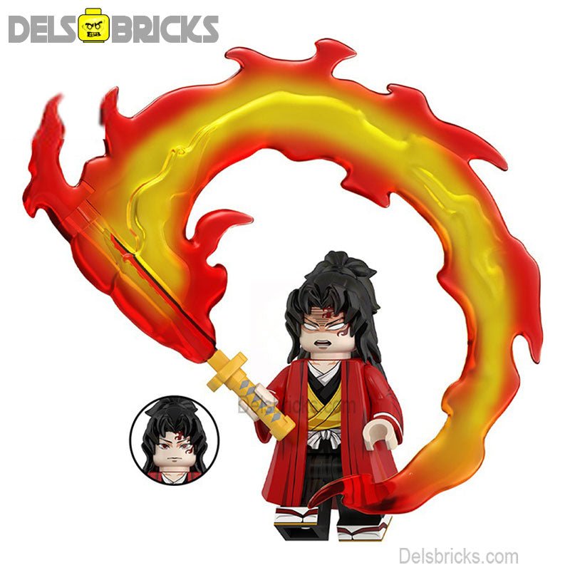 Yoriichi Tsugikuni Demon Slayer Anime Lego Minifigures Custom Toys - DelsBricks MinifiguresMinifiguresDelsBricks MinifiguresDelsbricks