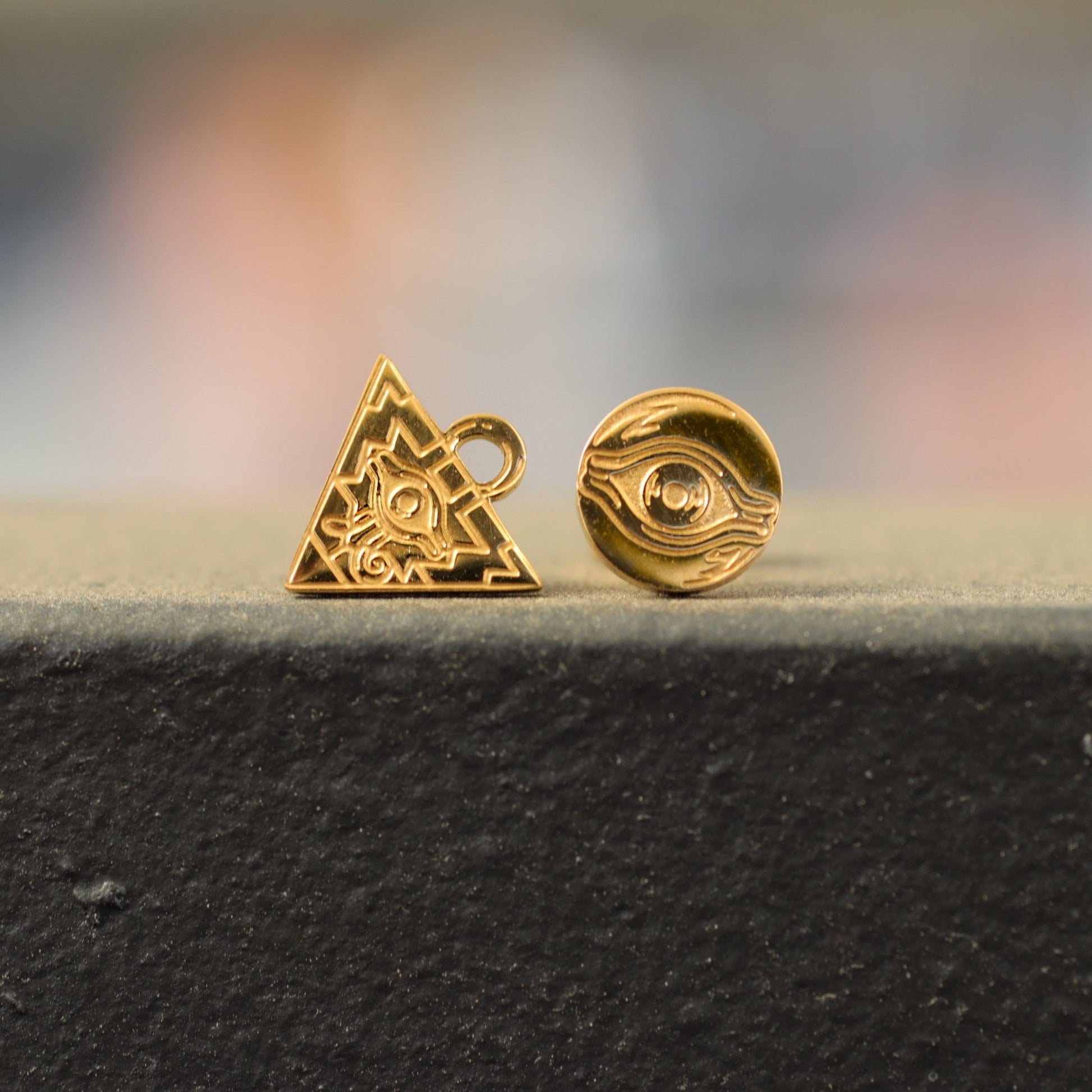 Yu - Gi - Oh!™ Millennium Puzzle Stud Earrings - DelsBricks Toys & CollectiblesEARRINGDelsBricks Toys & CollectiblesMISTERVERSE