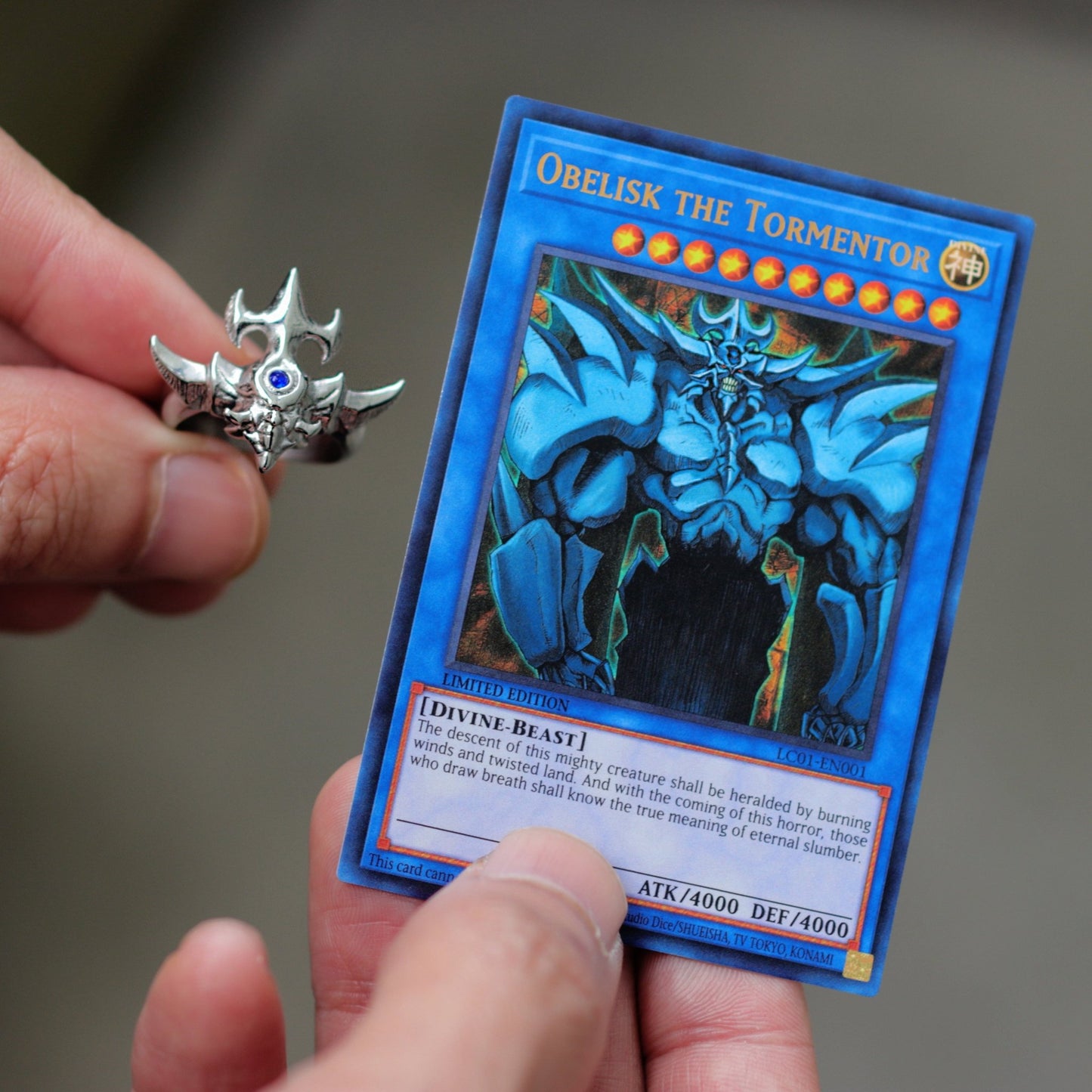 Yu - Gi - Oh!™ Obelisk The Tormentor Ring - DelsBricks Toys & CollectiblesRINGDelsBricks Toys & CollectiblesMISTERVERSE