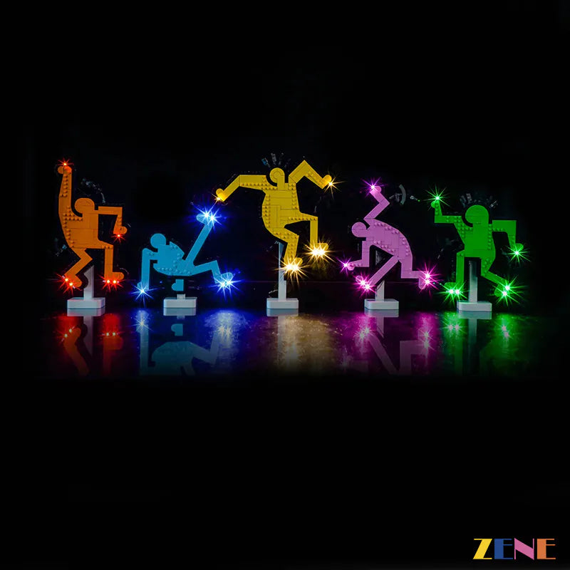 Light Kit for Dancing Figures #31216 Art Keith Haring