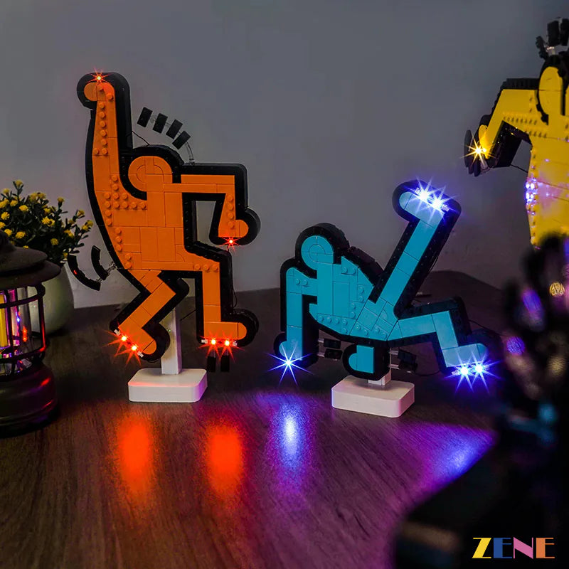 Light Kit for Dancing Figures #31216 Art Keith Haring